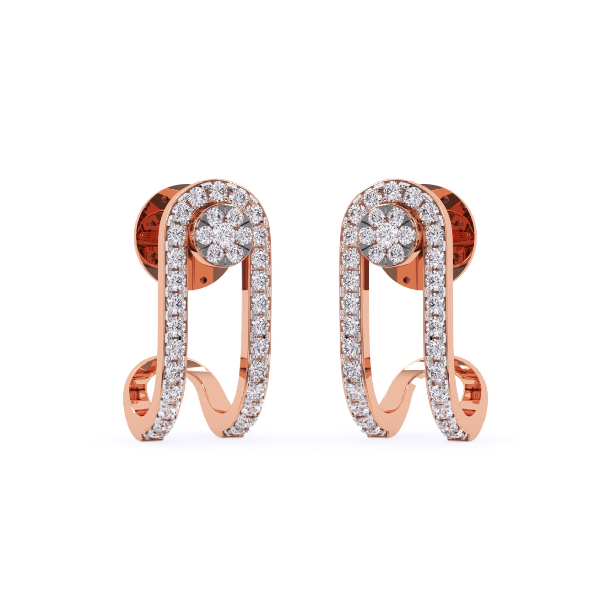 Rose Gold Stylish Bali for Women